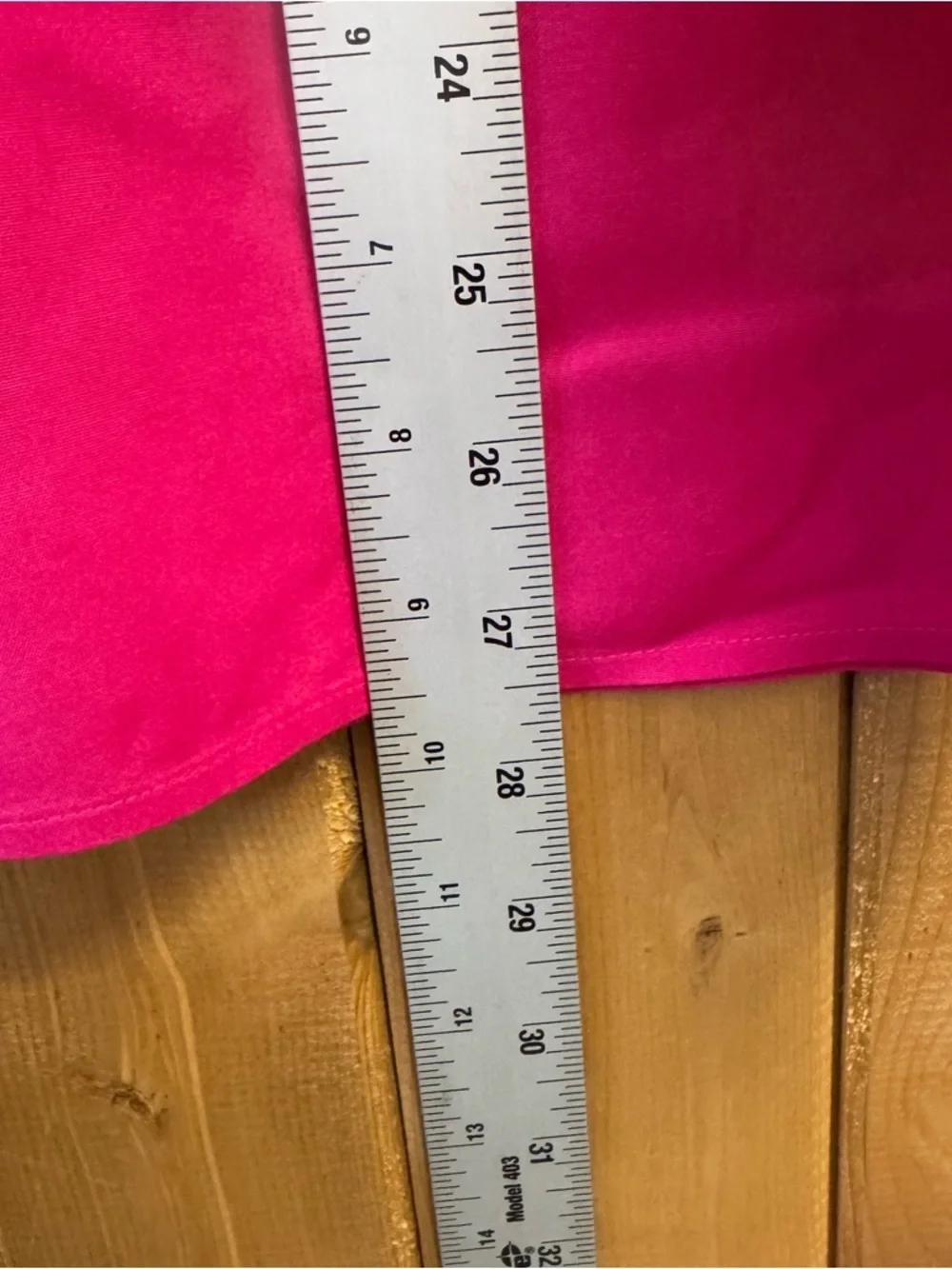 Chico's Hot Pink Split-Neck Tunic 1 9/10 - Picture 3 of 6